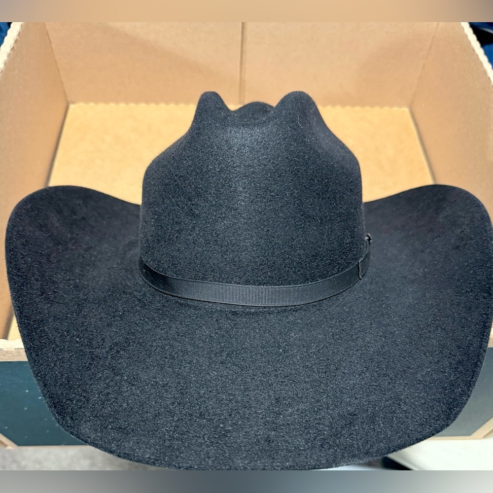 Tecovas Midnight Black Cowboy Hat 7 3/8